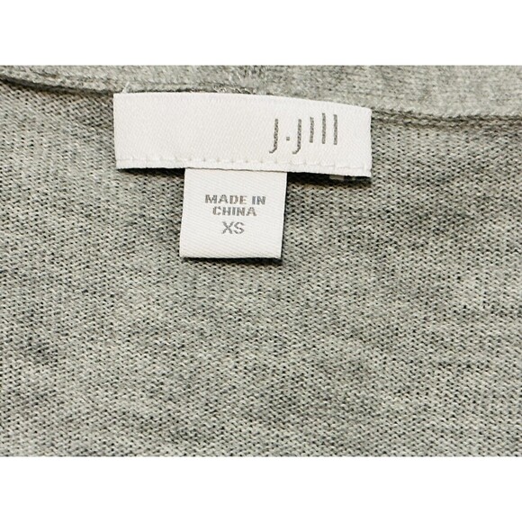 J Jill Women Size XS Gray Button Up Cardigan Essential Closet Staple Office - Picture 10 of 10